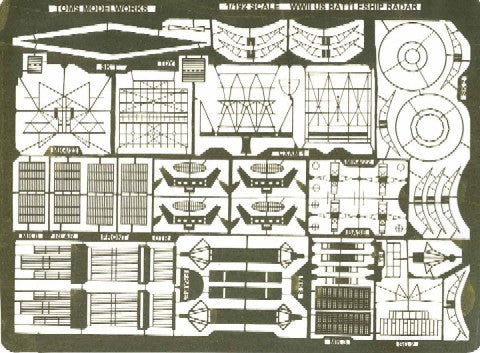 Toms Model Works 2008 1/192 WWII US Battleship Radars