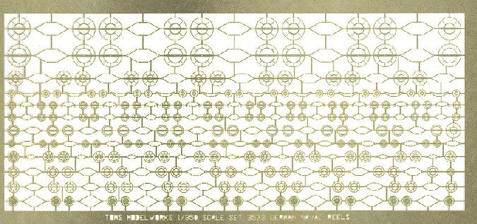 Toms Model Works 3573 1/350 German Reels Detail Set (D)