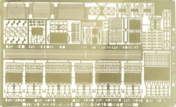 Toms Model Works 4009 1/400 WWII German Naval Radars Set (Various Screens Submarines to Battleships) (D)