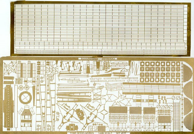 Toms Model Works 4012 1/400 Scharnhorst/ Gniesenau German Battleship Detail Set (D) 