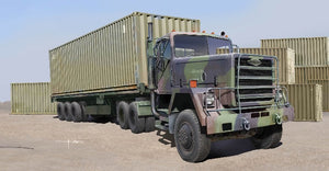 Trumpeter 1015 1/35 US M915 Army Truck w/40ft Container Trailer