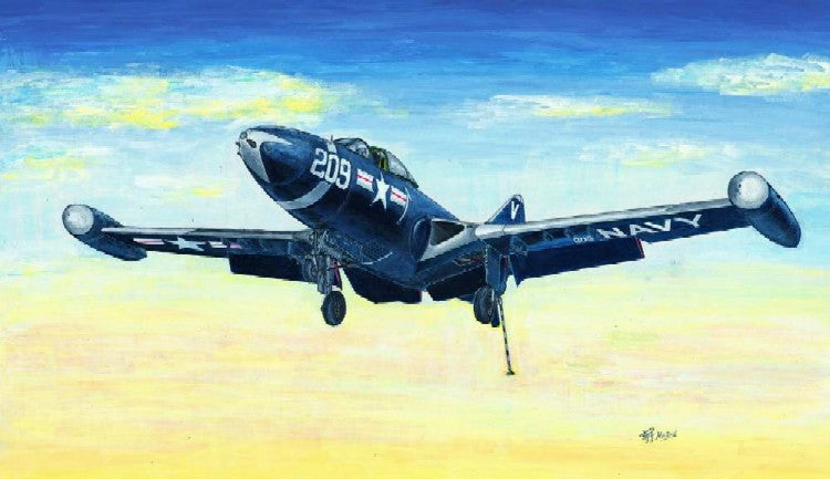 Trumpeter 2832 1/48 F9F2 Panther USN Fighter