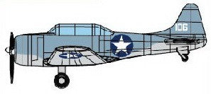 Trumpeter 6404 1/350 SBD3 Dauntless Dive Bomber Set (4/Bx)