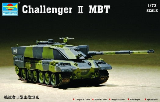 Trumpeter 7214 1/72 British Challenger II Main Battle Tank