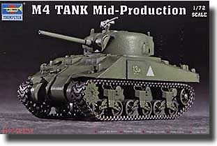 Trumpeter 7223 1/72 US M4 Medium Sherman Tank