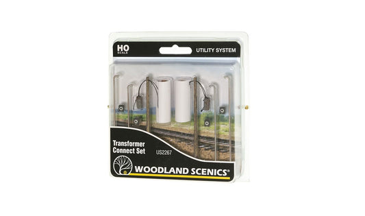 Woodland Scenics 2267 HO Scale Pre-Wired Poles - Utility System -- Connector Set