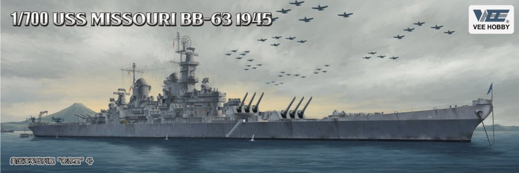 Vee Hobby 57003 1/700 USS Missouri BB63 Battleship 1945