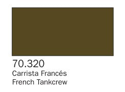 Vallejo 320 17ml Bottle French Tankcrew Panzer Aces (6/Bx)
