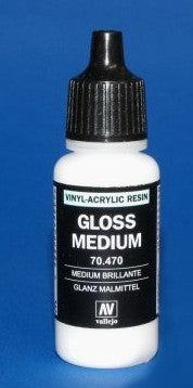 Vallejo 470 18ml Bottle Gloss Medium (6/Bx)