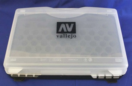 Vallejo 70098 Empty Plastic Storage Case (Holds 72 Colors & Acc)