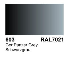 Vallejo 70603 18ml Bottle German Panzer Grey RAL 7021 Surface Primer (6/Bx)