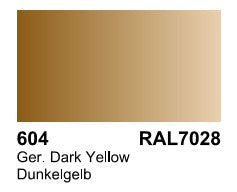 Vallejo 70604 17ml Bottle German Dark Yellow RAL 7028 Surface Primer (6/Bx)