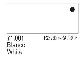 Vallejo 71001 17ml Bottle White Model Air (6/Bx)