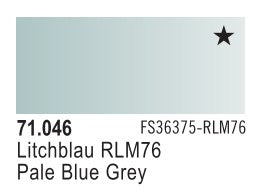 Vallejo 71046 17ml Bottle Pale Blue Grey Model Air (6/Bx)