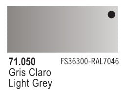 Vallejo 71050 17ml Bottle Light Grey Model Air (6/Bx)