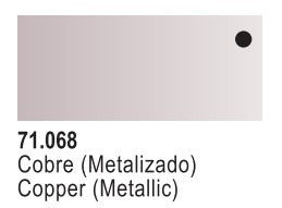 Vallejo 71068 17ml Bottle Metallic Copper Model Air (6/Bx)