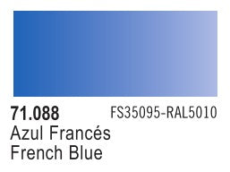 Vallejo 71088 17ml Bottle French Blue Model Air (6/Bx)