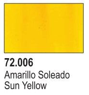 Vallejo 72006 18ml Bottle Sun Yellow Game Color (6/Bx)