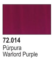 Vallejo 72014 18ml Bottle Warlord Purple Game Color (6/Bx)