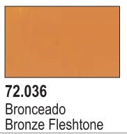 Vallejo 72036 18ml Bottle Bronze Brown Game Color (6/Bx)