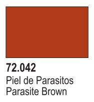 Vallejo 72042 18ml Bottle Parasite Brown Game Color (6/Bx)