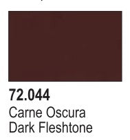 Vallejo 72044 18ml Bottle Dark Fleshtone Game Color (6/Bx)