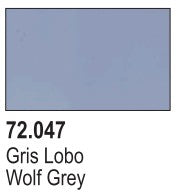 Vallejo 72047 18ml Bottle Wolf Grey Game Color (6/Bx)