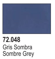 Vallejo 72048 18ml Bottle Sombre Grey Game Color (6/Bx)