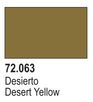 Vallejo 72063 18ml Bottle Desert Yellow Game Color (6/Bx)