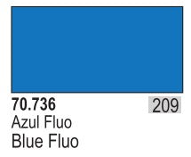 Vallejo 736 17ml Bottle Blue Fluorescent Model Color (6/Bx)