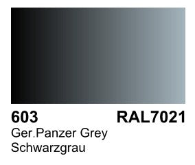 Vallejo 73603 60ml Bottle German Panzer Grey RAL 7021 Surface Primer (6/Bx)