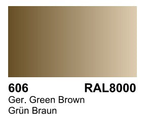 Vallejo 73606 60ml Bottle German Green Brown RAL 8000 Surface Primer (6/Bx)