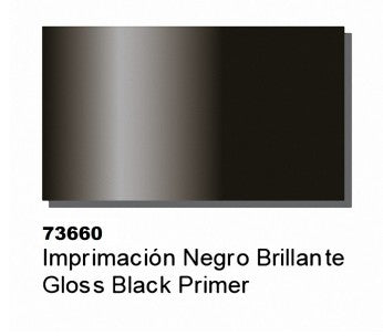 Vallejo 73660 60ml Bottle Gloss Black Surface Primer (6/Bx)