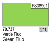Vallejo 737 17ml Bottle Green Fluorescent Model Color (6/Bx)