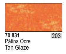 Vallejo 831 17ml Bottle Tan Glaze Model Color (6/Bx)