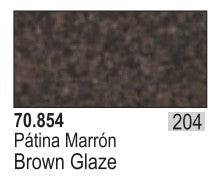 Vallejo 854 17ml Bottle Brown Glaze Model Color (6/Bx)