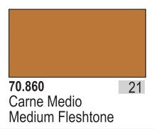 Vallejo 860 17ml Bottle Medium Fleshtone Model Color (6/Bx)