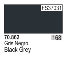 Vallejo 862 17ml Bottle Black Grey Model Color (6/Bx)
