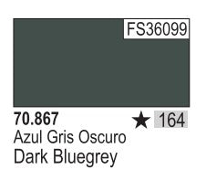 Vallejo 867 17ml Bottle Dark Blue Grey Model Color (6/Bx)