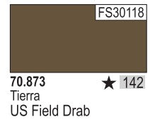 Vallejo 873 17ml Bottle USA Field Drab Model Color (6/Bx)