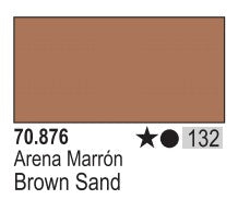 Vallejo 876 17ml Bottle Brown Sand Model Color (6/Bx)