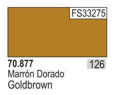Vallejo 877 17ml Bottle Gold Brown Model Color (6/Bx)