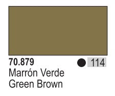 Vallejo 879 17ml Bottle Green Brown Model Color(6/Bx)