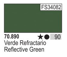 Vallejo 890 17ml Bottle Reflective Green Model Color (6/Bx)