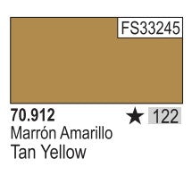 Vallejo 912 17ml Bottle Tan Yellow Model Color (6/Bx)