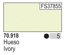 Vallejo 918 17ml Bottle Ivory Model Color (6/Bx)