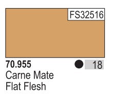 Vallejo 955 17ml Bottle Flat Flesh Model Color (6/Bx)