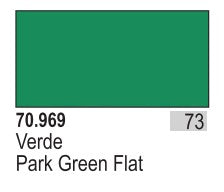 Vallejo 969 17ml Bottle Park Green Flat Model Color (6/Bx)