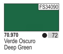 Vallejo 970 17ml Bottle Deep Green Model Color (6/Bx)