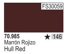 Vallejo 985 17ml Bottle Hull Red Model Color (6/Bx)